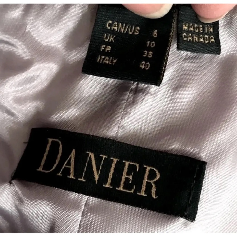 Danier Skirt Leather Iridescent Python/Snakeskin - image 5